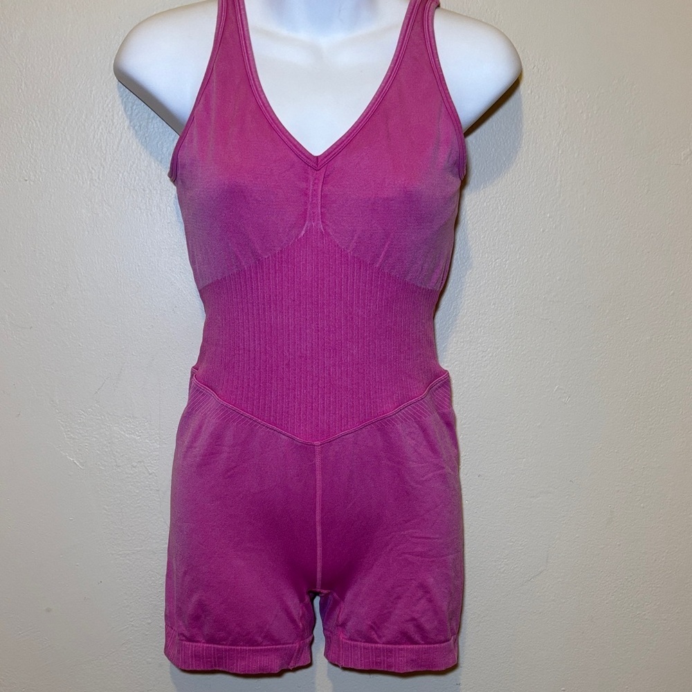 JoyLab Vivid Pink Sleeveless Jumpsuit